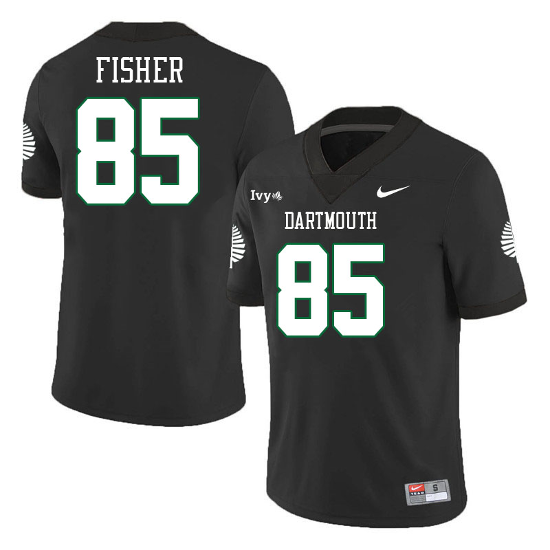 Dartmouth Big Green #85 Ky'Dric Fisher College Football Jerseys,Uniforms Stitched-Black